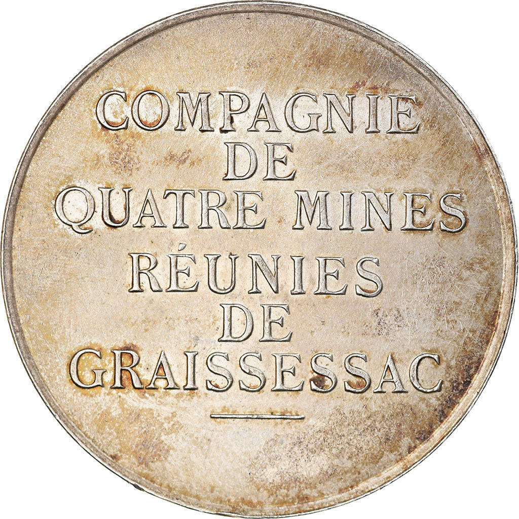 France, Token, Compagnie de Quatre Mines Réunies de Graissessac, Stern