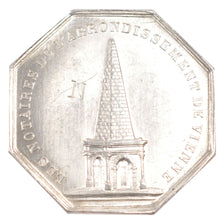 France, Notary, Token, 1837, AU(55-58), Silver, Lerouge #435a, 15.88