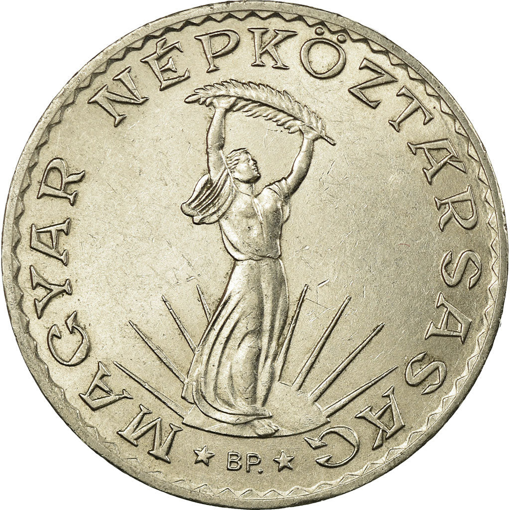 Moneta, Ungheria, 10 Forint, 1971, Budapest, SPL-, Nichel, KM:595