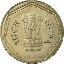 Coin, INDIA-REPUBLIC, Rupee, 1983, EF(40-45), Copper-nickel, KM:79.1
