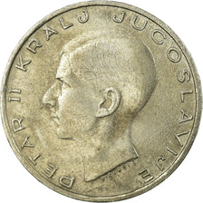 Coin, Yugoslavia, Petar II, 20 Dinara, 1938, EF(40-45), Silver, KM:23