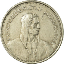 Coin, Switzerland, 5 Francs, 1968, Bern, EF(40-45), Copper-nickel, KM:40a.1