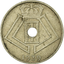 Coin, Belgium, 10 Centimes, 1939, EF(40-45), Nickel-brass, KM:112