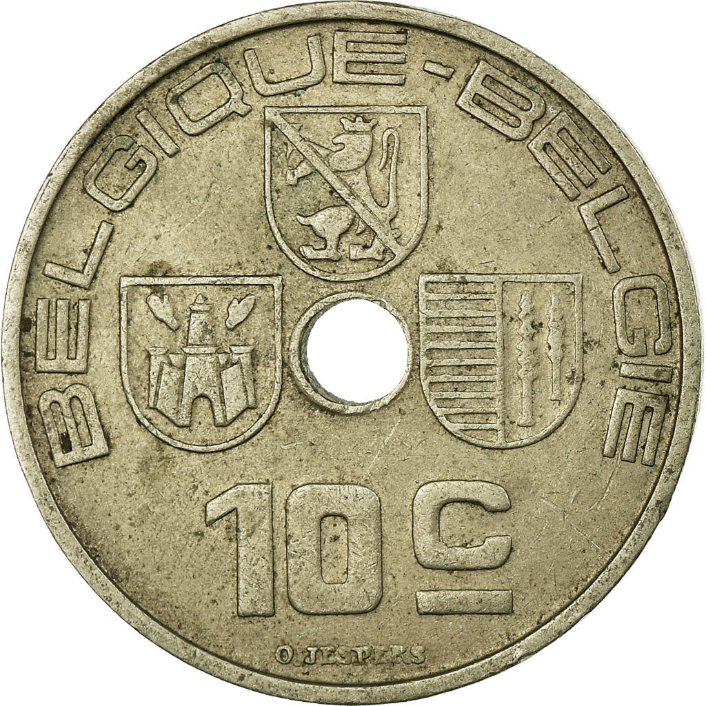 Coin, Belgium, 10 Centimes, 1939, EF(40-45), Nickel-brass, KM:112