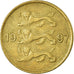 Coin, Estonia, 10 Senti, 1997, no mint, EF(40-45), Aluminum-Bronze, KM:22
