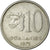 Moneda, Paraguay, 10 Guaranies, 1975, MBC, Acero inoxidable, KM:153