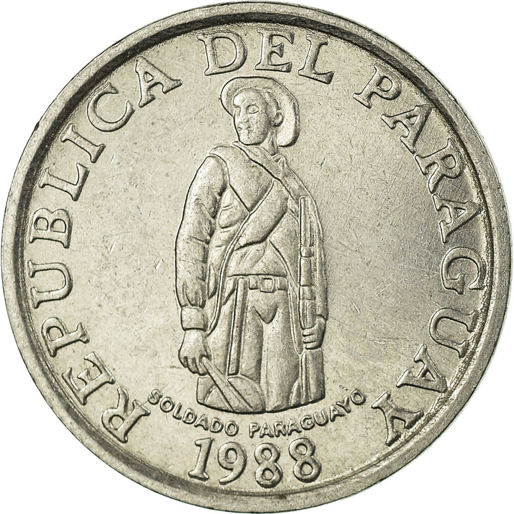 Monnaie, Paraguay, Guarani, 1988, TTB, Stainless Steel, KM:165
