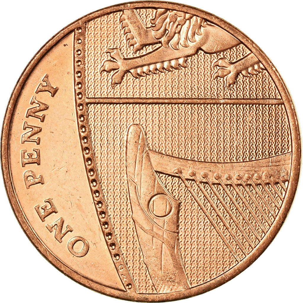 Monnaie, Grande-Bretagne, Elizabeth II, Penny, 2011, TTB, Copper Plated Steel