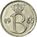Coin, Belgium, 25 Centimes, 1966, Brussels, EF(40-45), Copper-nickel, KM:154.1