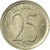 Moneta, Belgia, 25 Centimes, 1972, Brussels, EF(40-45), Miedź-Nikiel, KM:153.1