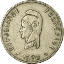 Coin, FRENCH AFARS & ISSAS, 50 Francs, 1970, Paris, EF(40-45), Copper-nickel