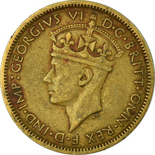 Coin, BRITISH WEST AFRICA, George VI, Shilling, 1938, EF(40-45), Nickel-brass