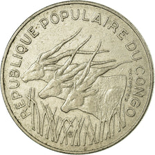 Coin, Congo Republic, 100 Francs, 1982, Paris, EF(40-45), Nickel, KM:2