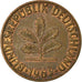 Moneta, GERMANIA - REPUBBLICA FEDERALE, 2 Pfennig, 1963, Munich, BB, Bronzo