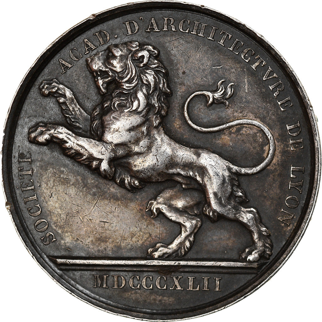 França, Token, Lyon et Lyonnais, Société Académique d'Architecture, 1842
