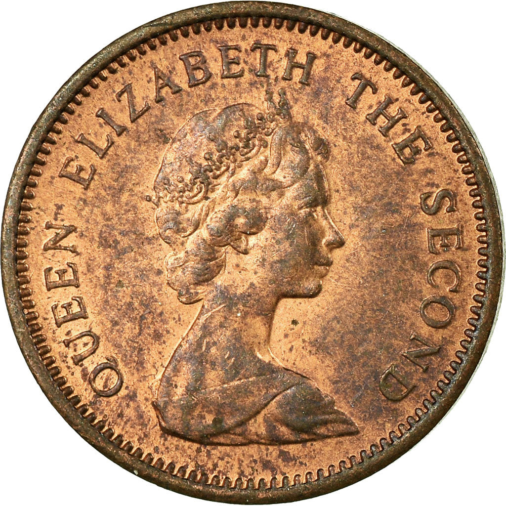 Moeda, Ilhas Falkland, Elizabeth II, 1/2 Penny, 1974, EF(40-45), Bronze, KM:1