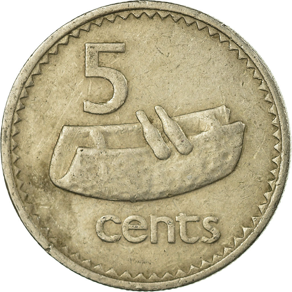 Monnaie, Fiji, Elizabeth II, 5 Cents, 1981, TTB, Copper-nickel, KM:29