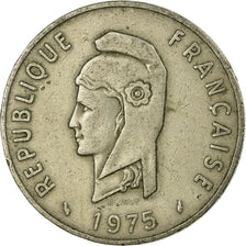 Coin, FRENCH AFARS & ISSAS, 100 Francs, 1975, Paris, VF(30-35), Copper-nickel