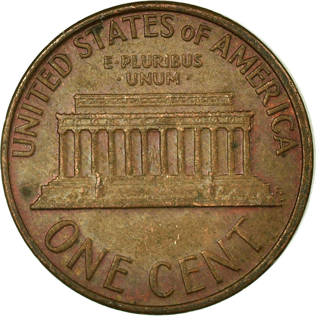 Moneta, USA, Lincoln Cent, Cent, 1974, U.S. Mint, Denver, EF(40-45), Mosiądz