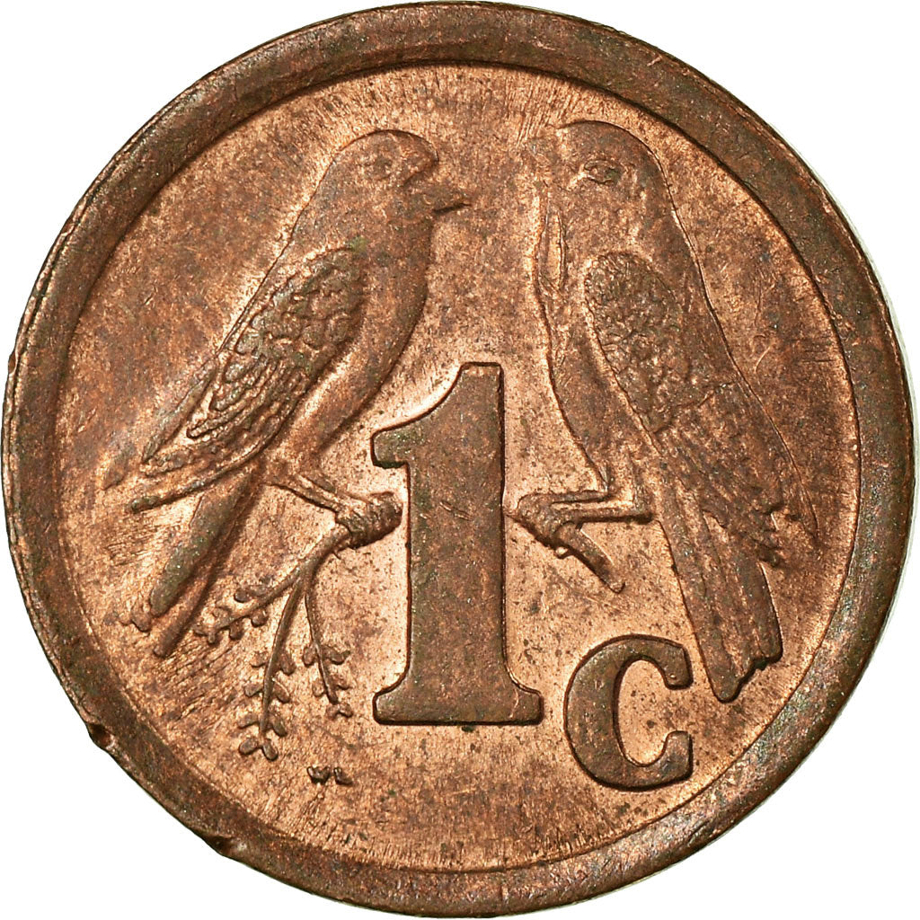 Coin, South Africa, Cent, 1993, EF(40-45), Copper Plated Steel, KM:132