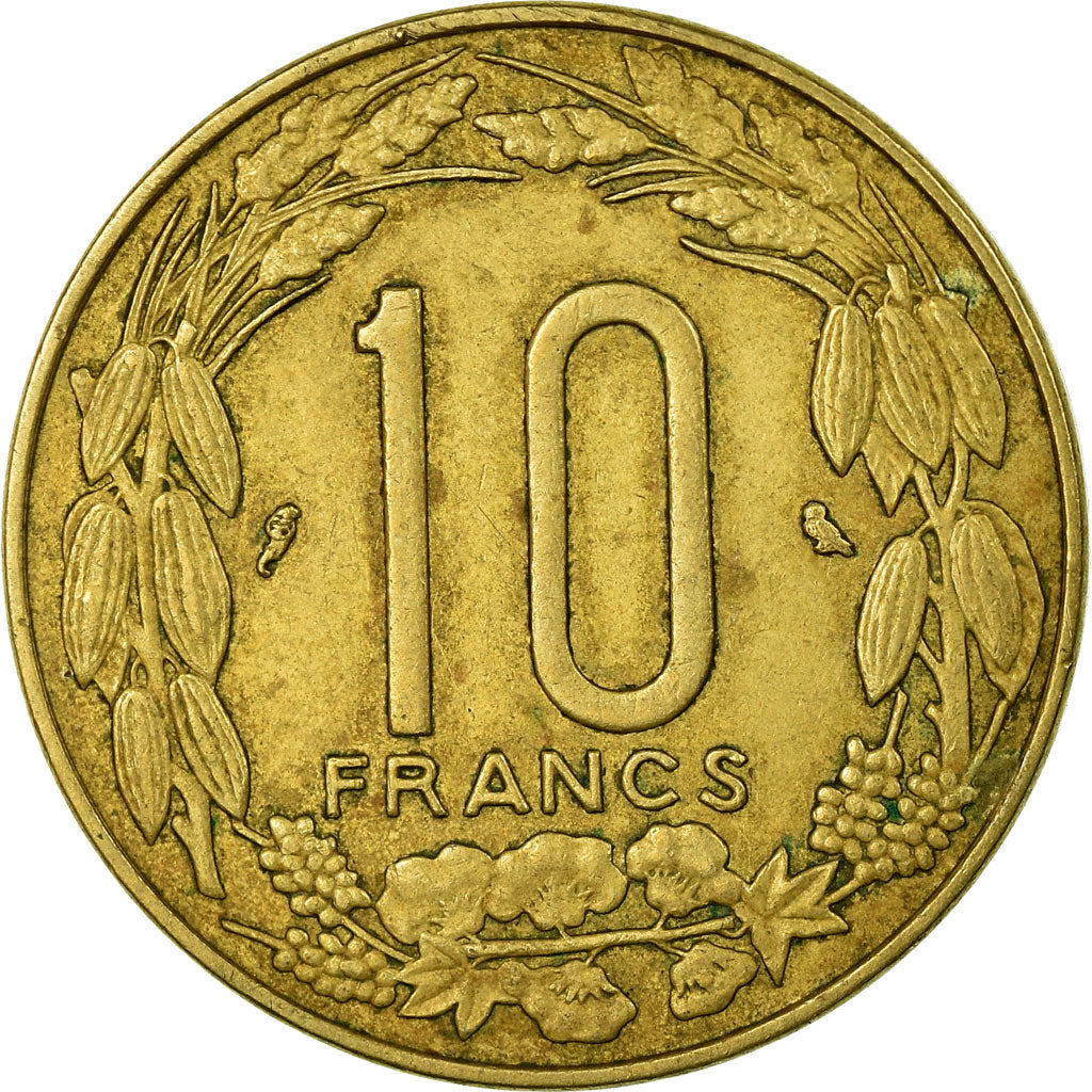 Coin, EQUATORIAL AFRICAN STATES, 10 Francs, 1969, Paris, EF(40-45)
