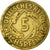 Moneda, ALEMANIA - REPÚBLICA DE WEIMAR, 5 Reichspfennig, 1926, Berlin, MBC