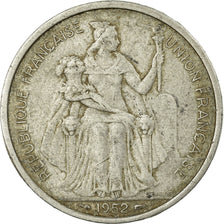 Moneta, OCEANIA FRANCESE, 5 Francs, 1952, BB, Alluminio, KM:4