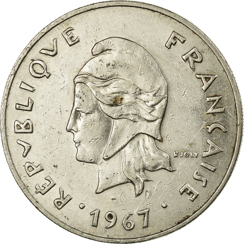 Monnaie, Nouvelle-Calédonie, 50 Francs, 1967, Paris, TTB, Nickel, KM:7