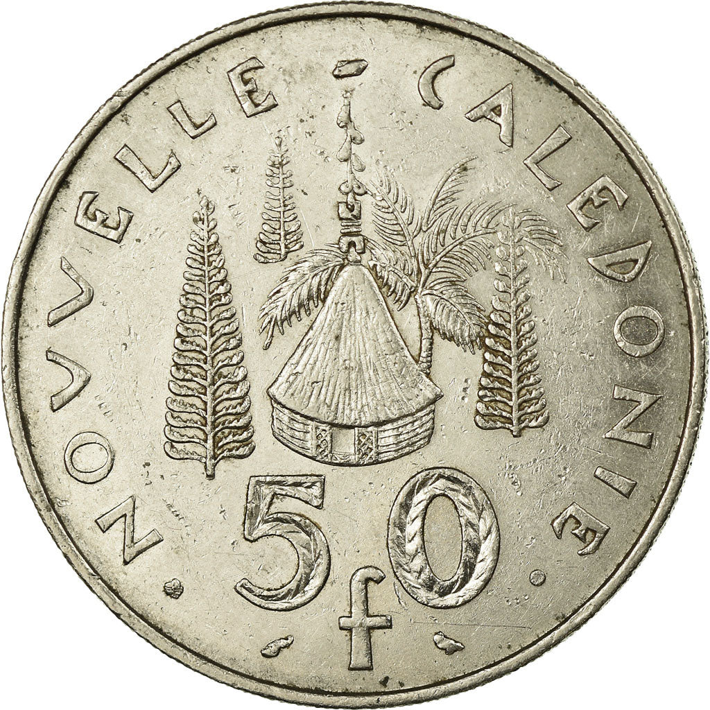 Monnaie, Nouvelle-Calédonie, 50 Francs, 1967, Paris, TTB, Nickel, KM:7
