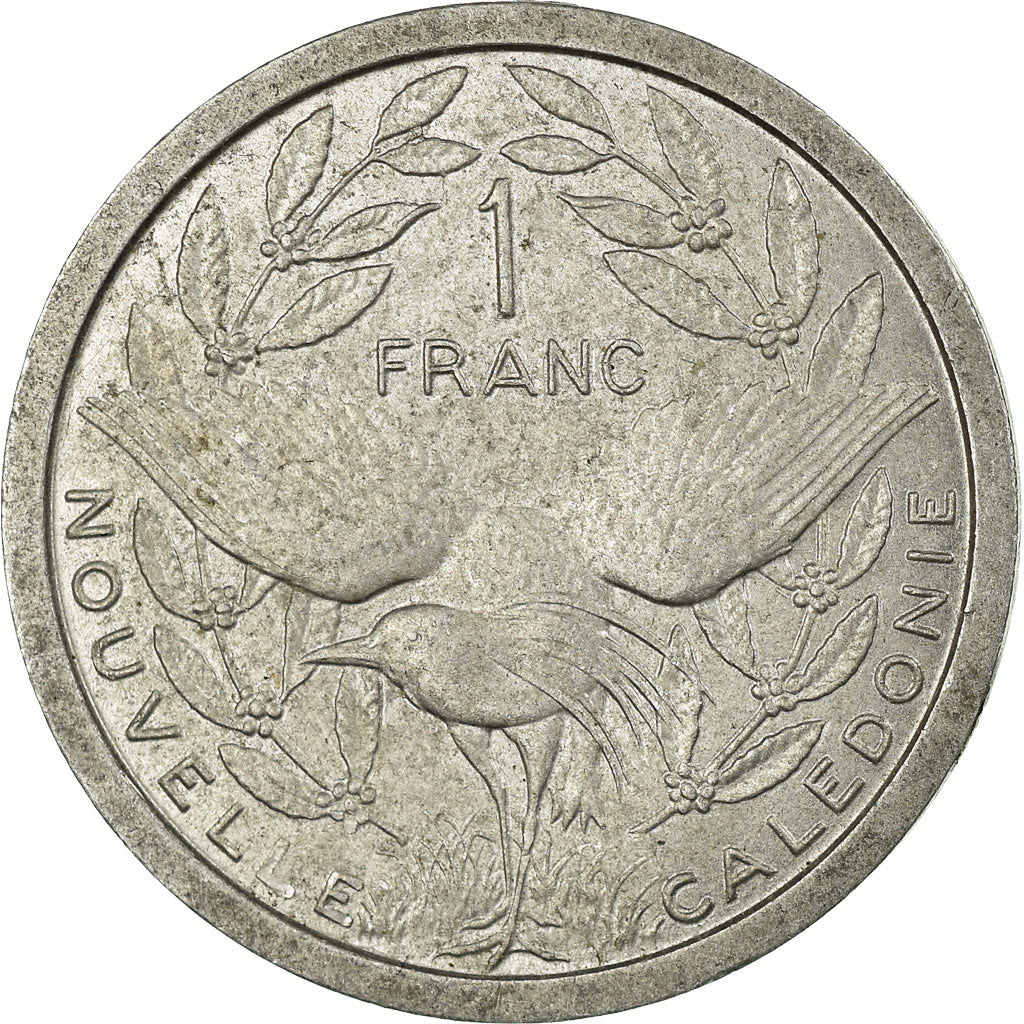Coin, New Caledonia, Franc, 1981, Paris, EF(40-45), Aluminum, KM:10