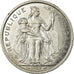 Coin, New Caledonia, 2 Francs, 1983, Paris, EF(40-45), Aluminum, KM:14