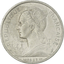 Coin, Madagascar, 5 Francs, 1953, Paris, EF(40-45), Aluminum, KM:5