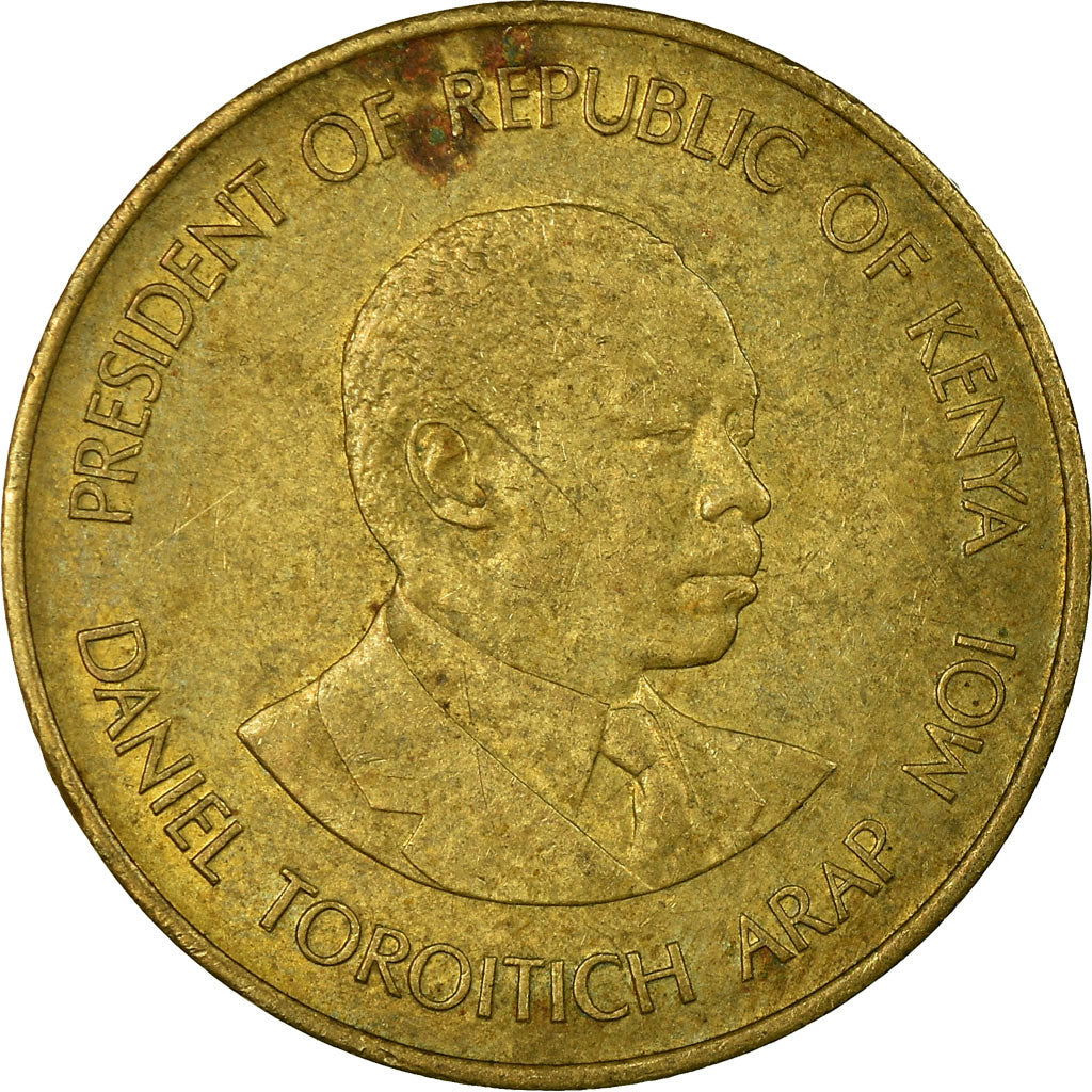 Moneta, Kenya, 5 Cents, 1987, British Royal Mint, BB, Nichel-ottone, KM:17