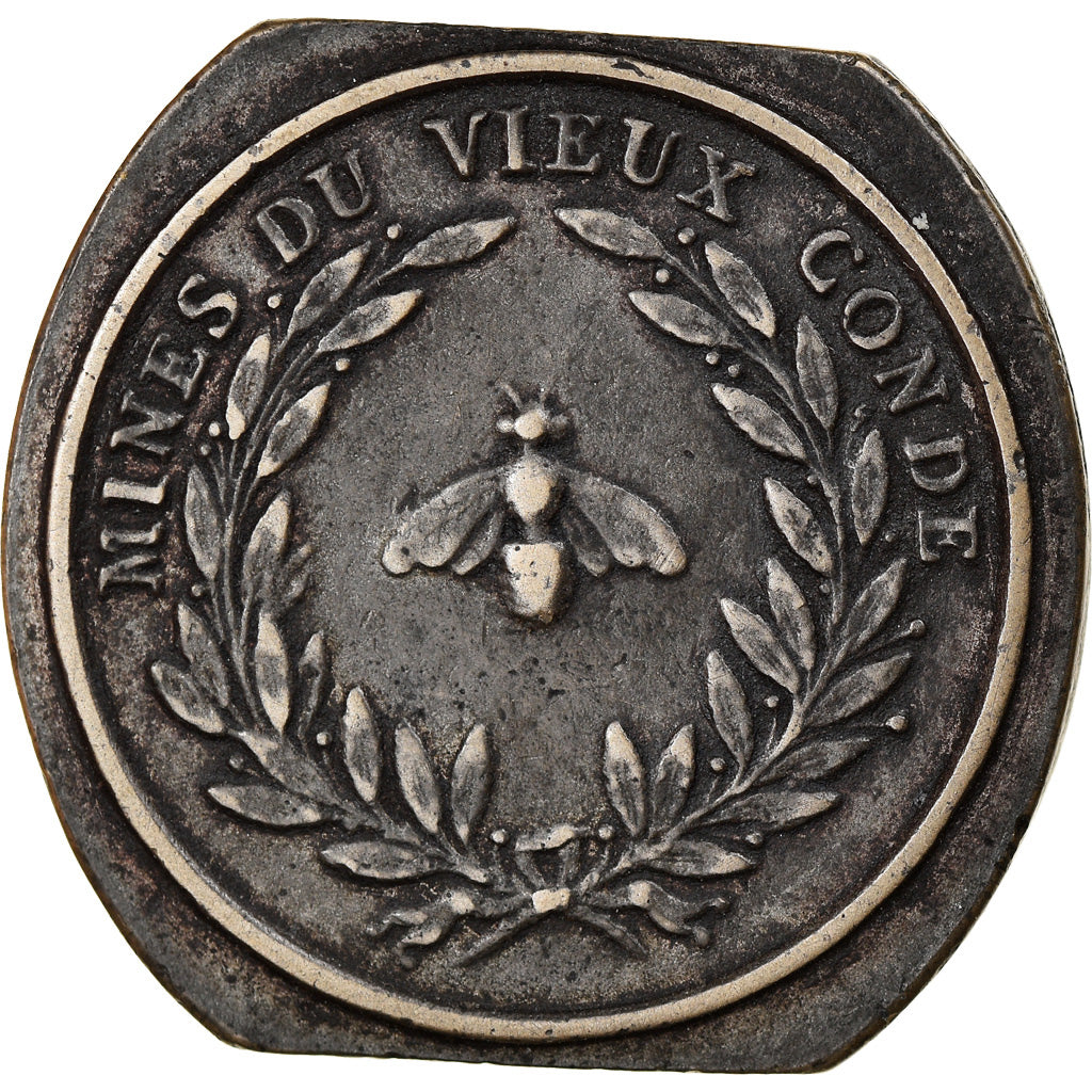 France, Jeton, Mines du Vieux Condé, Jeton d'Hercheur, Business & industry