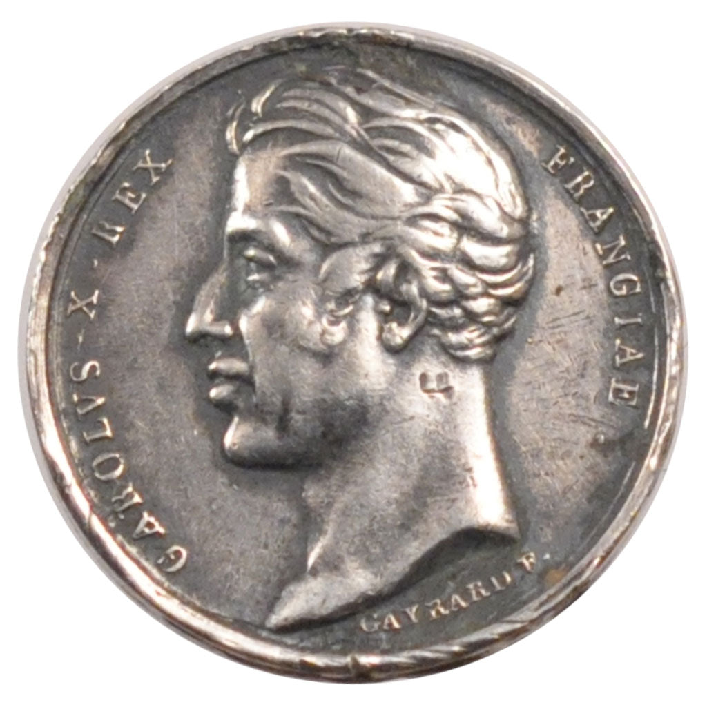 France, Royal, Token, 1825, EF(40-45), Silver, 2.00