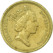 Coin, Great Britain, Elizabeth II, Pound, 1994, EF(40-45), Nickel-brass, KM:967