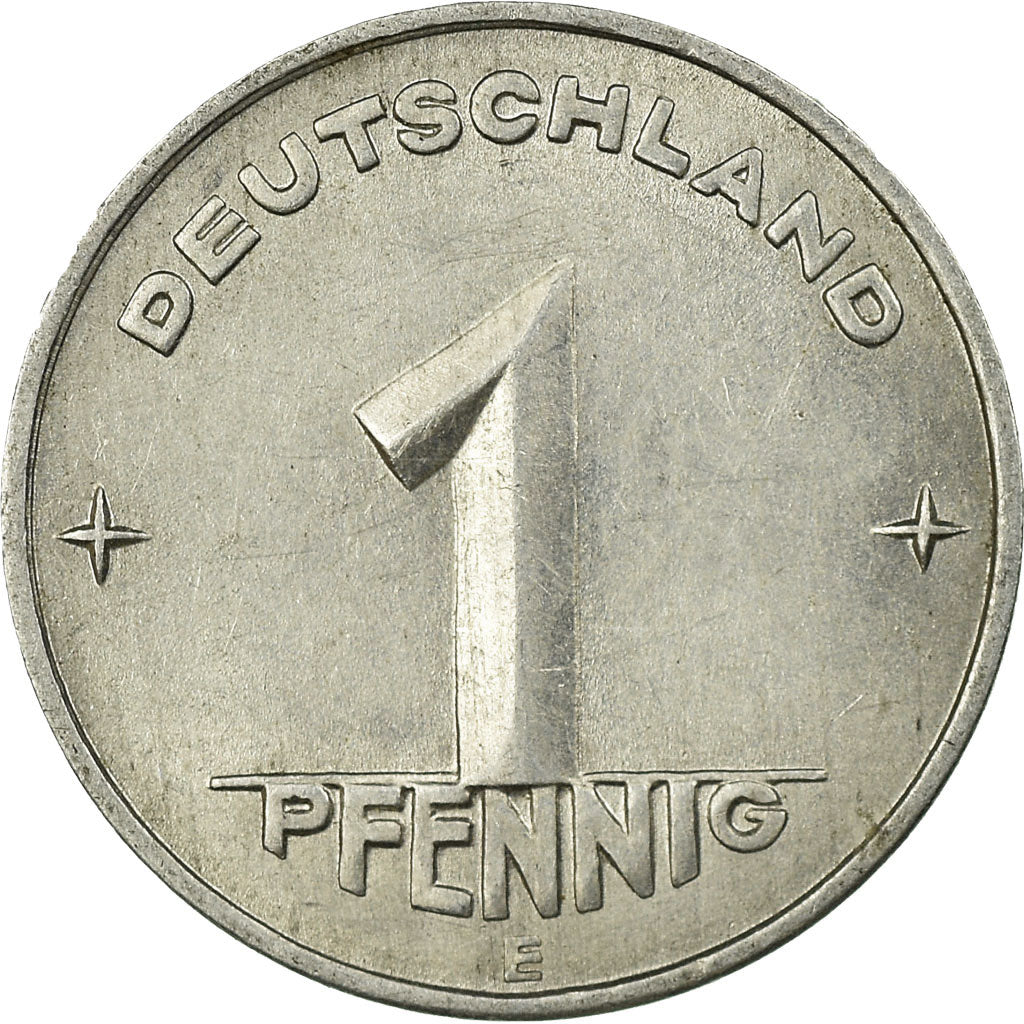 Coin, GERMAN-DEMOCRATIC REPUBLIC, Pfennig, 1953, Muldenhütten, EF(40-45)