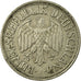 Coin, GERMANY - FEDERAL REPUBLIC, Mark, 1954, Hambourg, EF(40-45)