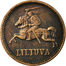 Moneta, Litwa, Centas, 1936, VF(30-35), Bronze, KM:79