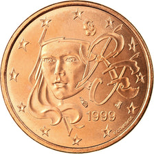 France, 5 Euro Cent, 1999, FDC, Copper Plated Steel, KM:1284