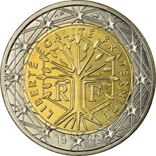 France, 2 Euro, 1999, MS(65-70), Bi-Metallic, KM:1289