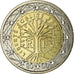 France, 2 Euro, 2000, MS(65-70), Bi-Metallic, KM:1289