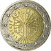 France, 2 Euro, 2001, MS(65-70), Bi-Metallic, KM:1289
