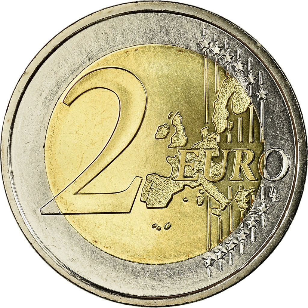France, 2 Euro, 2001, MS(65-70), Bi-Metallic, KM:1289