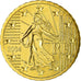 France, 10 Euro Cent, 2004, MS(65-70), Brass, KM:1285