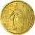 France, 20 Euro Cent, 2004, MS(65-70), Brass, KM:1286