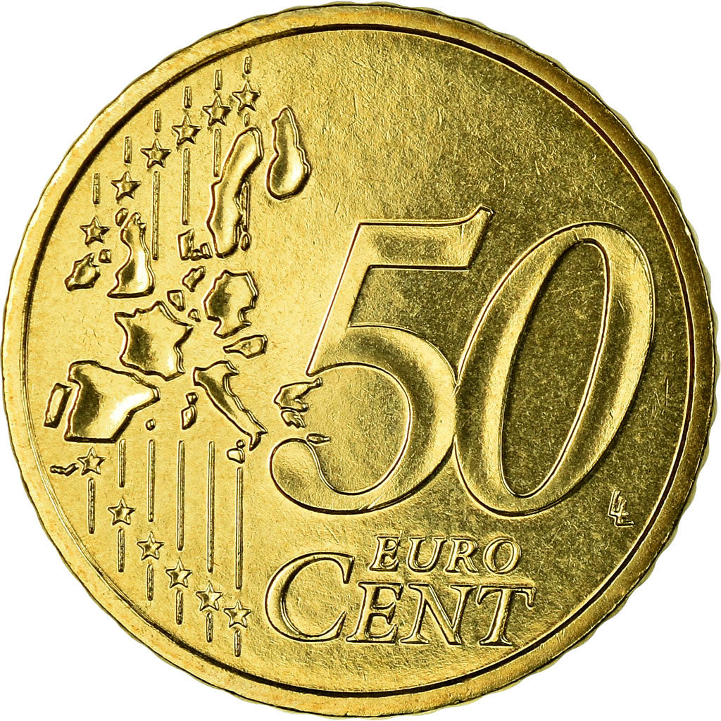 Frankreich, 50 Euro Cent, 2004, STGL, Messing, KM:1287