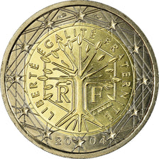 France, 2 Euro, 2004, MS(65-70), Bi-Metallic, KM:1289