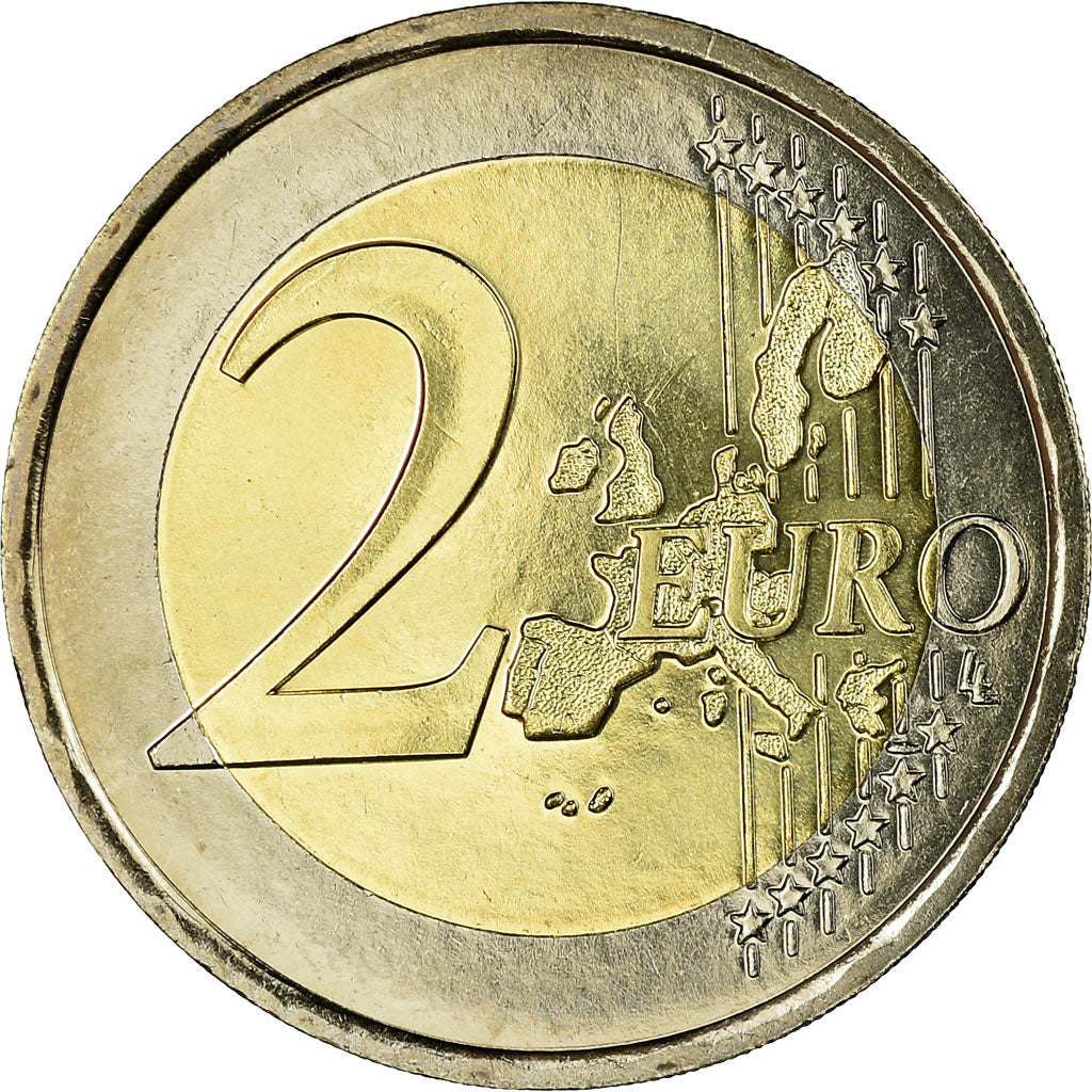France, 2 Euro, 2004, MS(65-70), Bi-Metallic, KM:1289