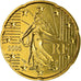 France, 20 Euro Cent, 2005, FDC, Laiton, KM:1286